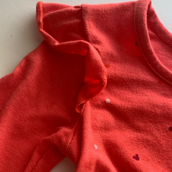 Disney Junior Coral Kids Minnie Mouse dress with Heart Pattern 3T - Picture 4 of 6